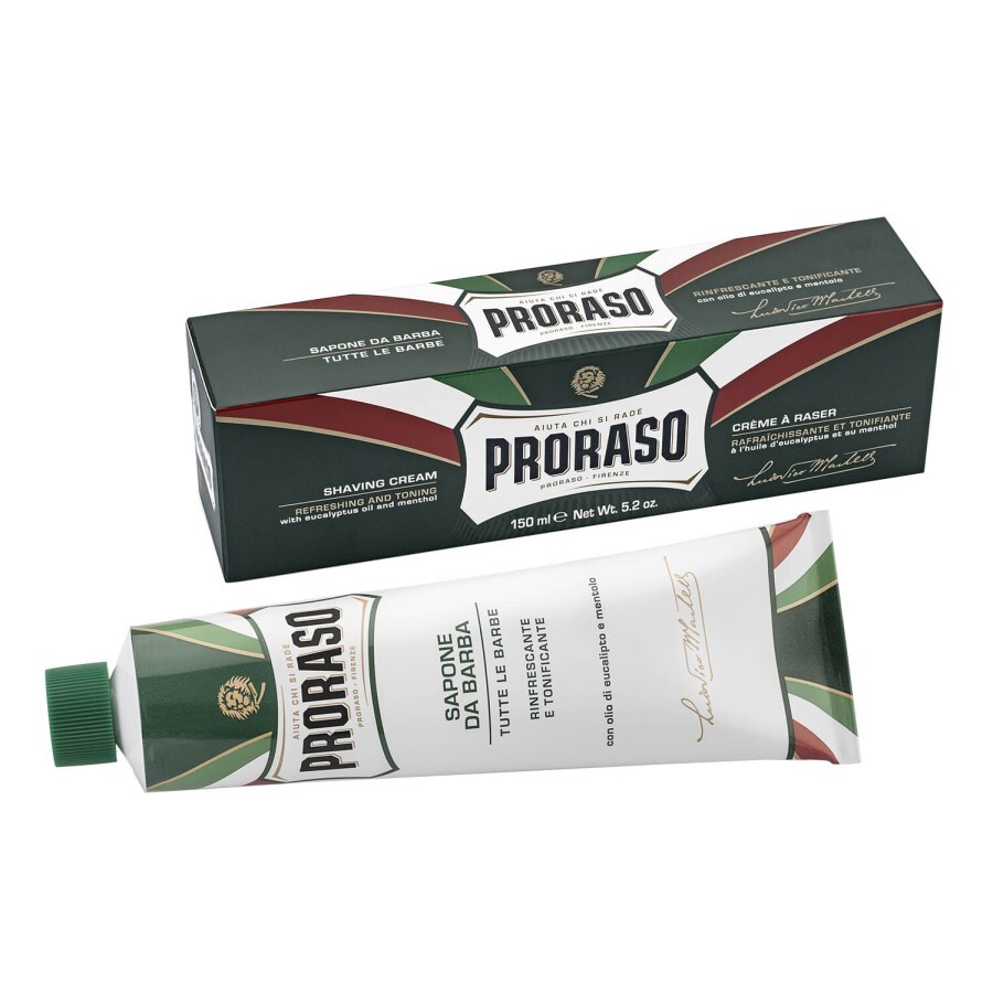 Крем для бритья Proraso с экстрактом эвкалипта и ментолом 150 мл: цены и характеристики