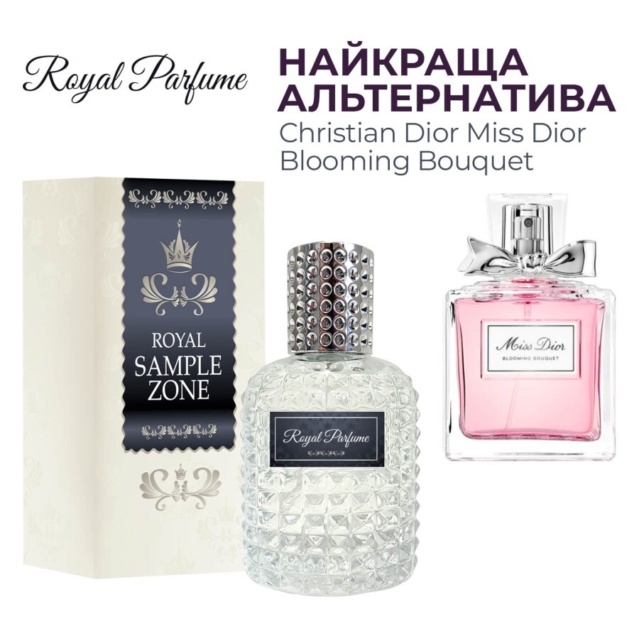 Парфумована вода Royal SZ Dior Miss Dior Blooming Bouquet альтернатива 50 мл: ціни та характеристики