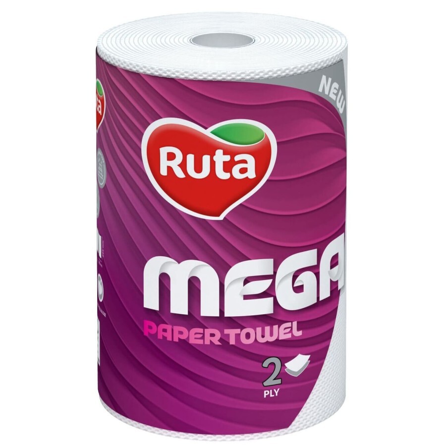 Бумажные полотенца Ruta Mega 2 слоя 1 шт.: цены и характеристики