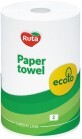 Бумажные полотенца Ruta Ecolo Белые 2 слоя 1 рулон