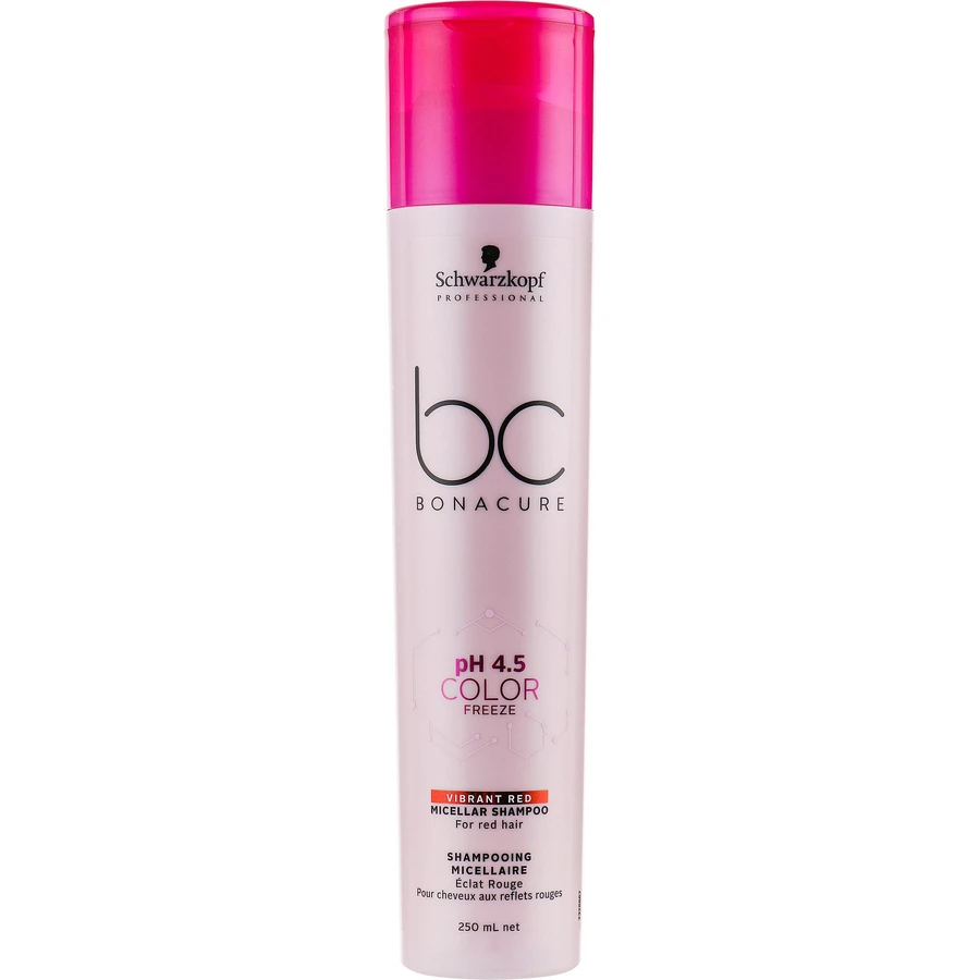Шампунь Schwarzkopf Professional BC Bonacure pH 4.5 Color Freeze Vibrant Red Micellar 250 мл: цены и характеристики