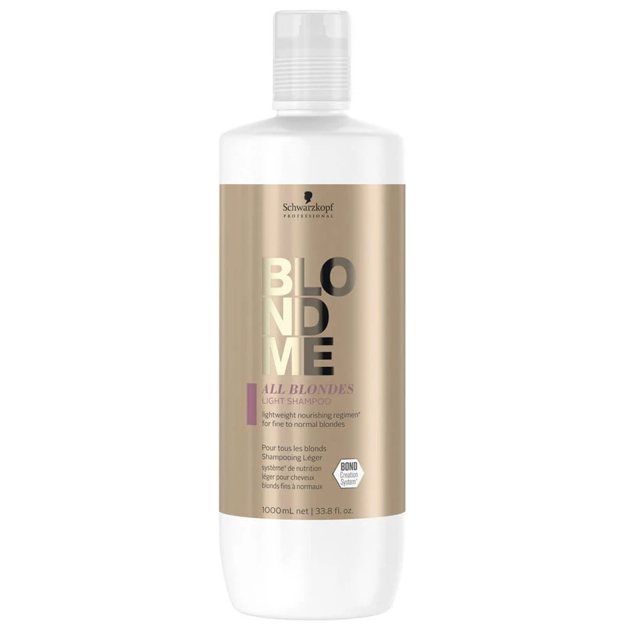 Шампунь Schwarzkopf Professional BlondMe All Blondes Light Shampoo для тонких волос 1 л: цены и характеристики