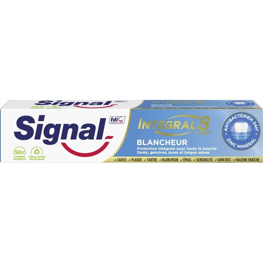 Зубна паста Signal Integral 8 Відбілювання 75 мл: ціни та характеристики