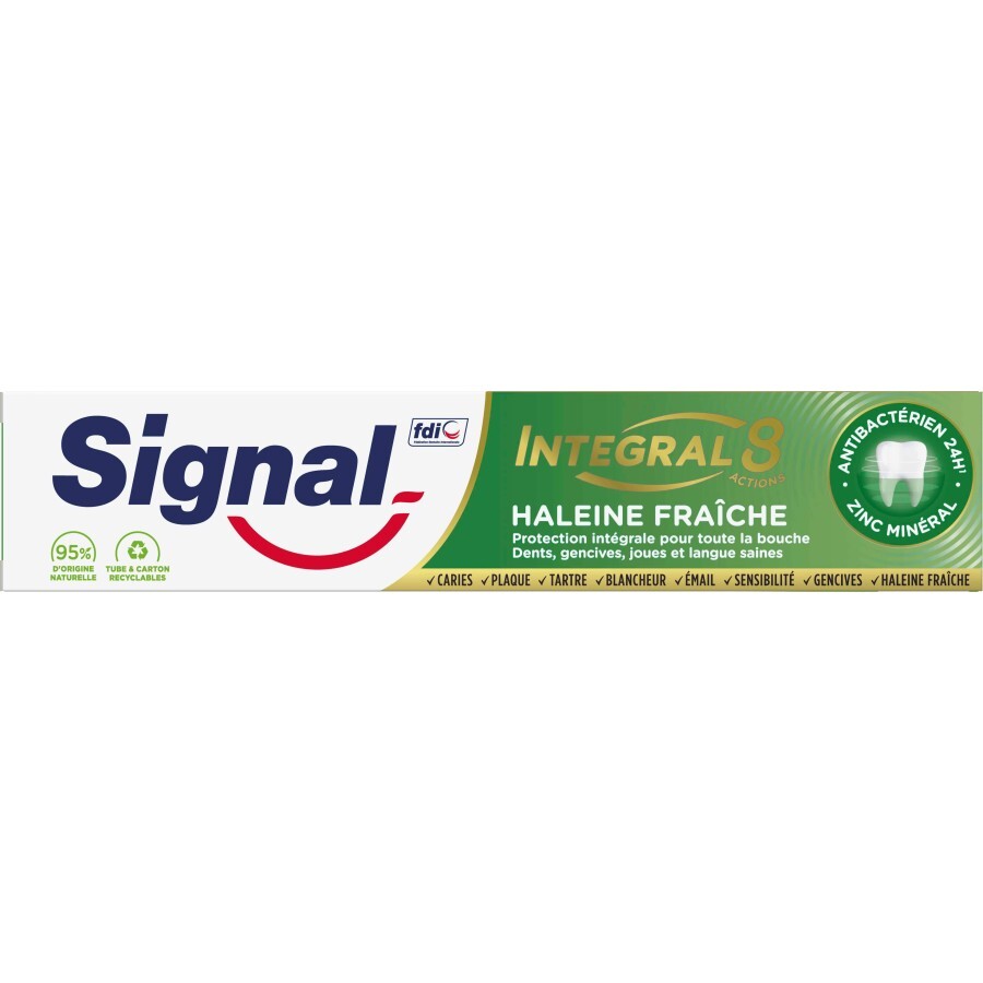Зубная паста Signal Integral 8 Природная свежесть 75 мл: цены и характеристики