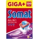 Таблетки для посудомоечных машин Somat All in 1 120 шт.