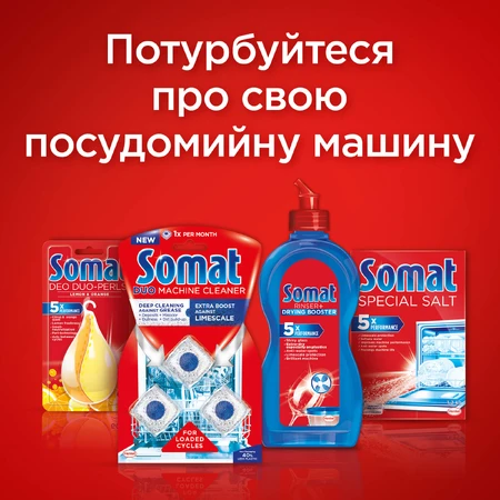 Таблетки для посудомоечных машин Somat All in 1 120 шт.: цены и характеристики