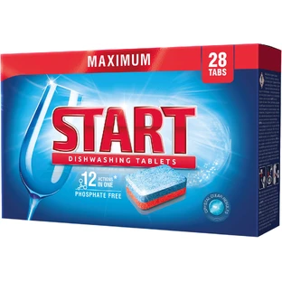 Таблетки для посудомоечных машин Start Maximum 28 шт.