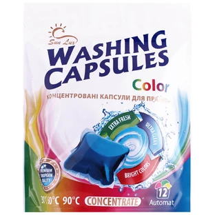Капсулы для стирки Sun Lux Color 12 шт.