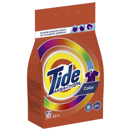 Стиральный порошок Tide Аква-Пудра Color 2.1 кг: цены и характеристики