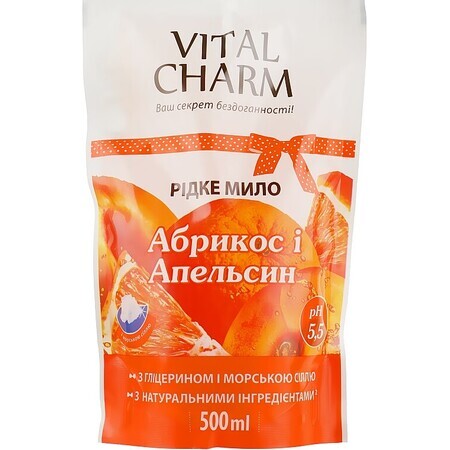 Жидкое мыло Vital Charm Абрикос и апельсин 500 мл