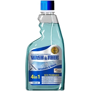 Засіб для миття скла Wash&Free запаска 500 мл