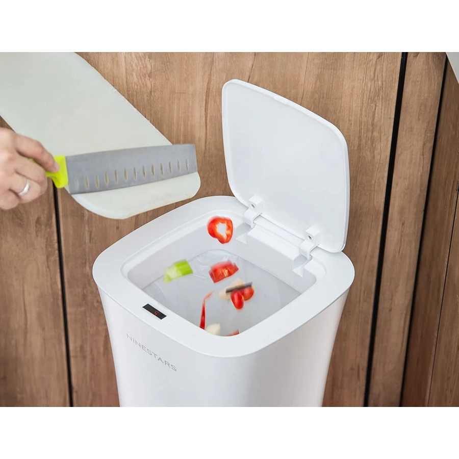 Контейнер для мусора Xiaomi Ninestars Waterproof Induction Trash White: цены и характеристики