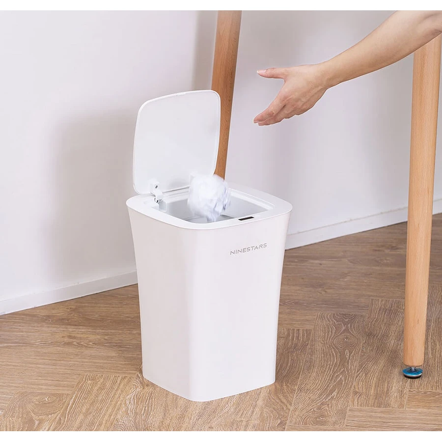 Контейнер для мусора Xiaomi Ninestars Waterproof Induction Trash White: цены и характеристики