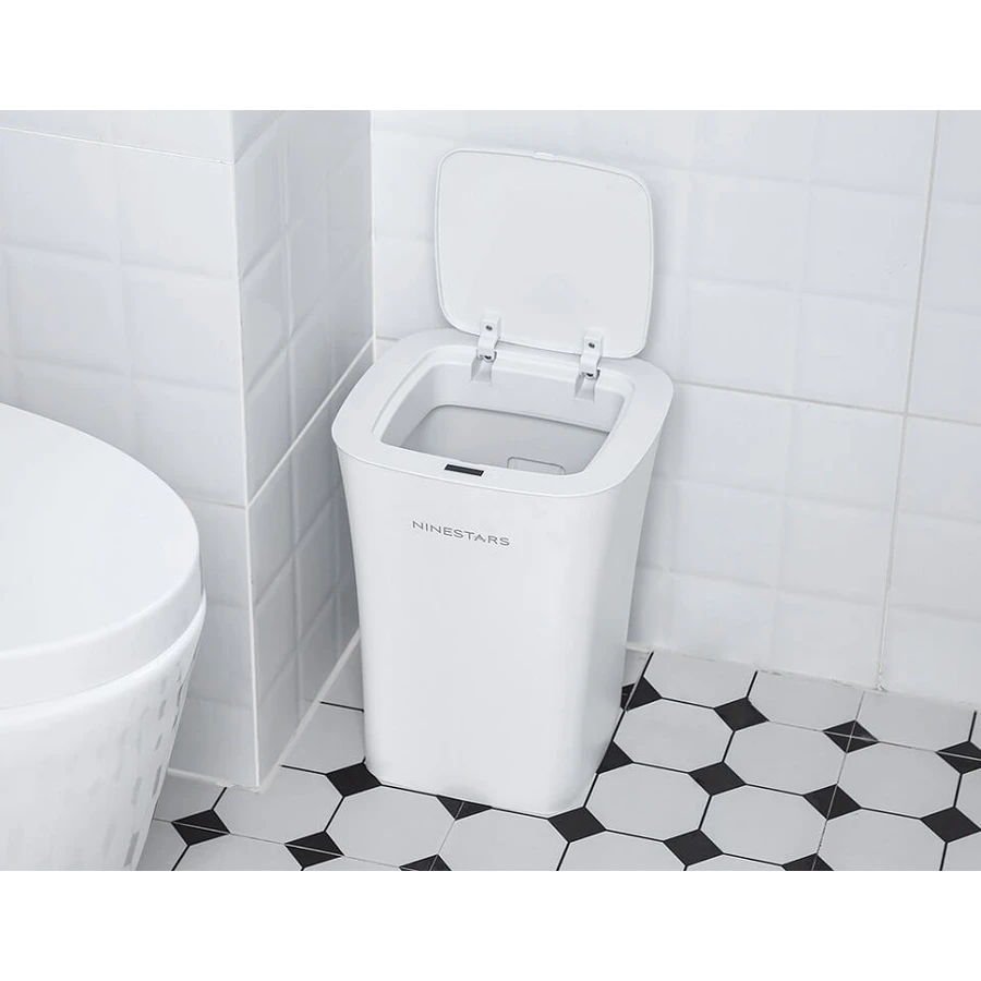 Контейнер для мусора Xiaomi Ninestars Waterproof Induction Trash White: цены и характеристики