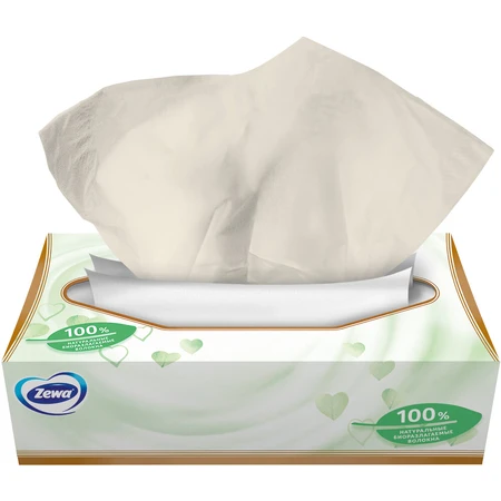 Салфетки косметические Zewa Softis Natural Soft 80 шт.: цены и характеристики