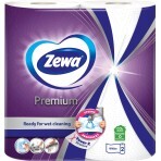 Бумажные полотенца Zewa Premium 2 слоя 90 отрывов 2 рулона: цены и характеристики