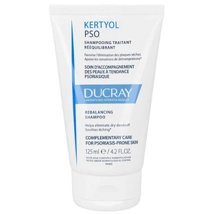 Шампунь Ducray Kertyol PSO Rebalancing Treatment востанавливающий, от сухой перхоти, при псориазе, 125 мл