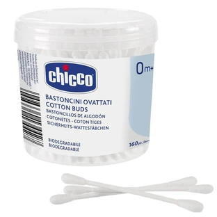 Ватні палички Chicco бавовняні, 160 шт.