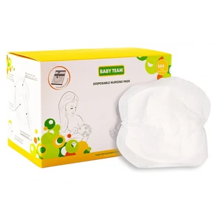 Вкладыш для бюстгальтера Baby Team Basic, 60 шт.