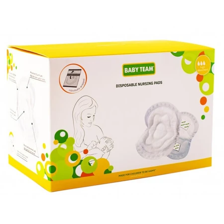 Вкладыш для бюстгальтера Baby Team Basic, 60 шт.: цены и характеристики