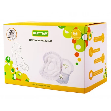Вкладыш для бюстгальтера Baby Team Basic, 60 шт.: цены и характеристики