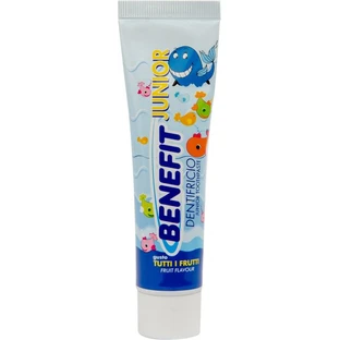 Дитяча зубна паста Benefit Junior із фруктовим смаком, 50 мл
