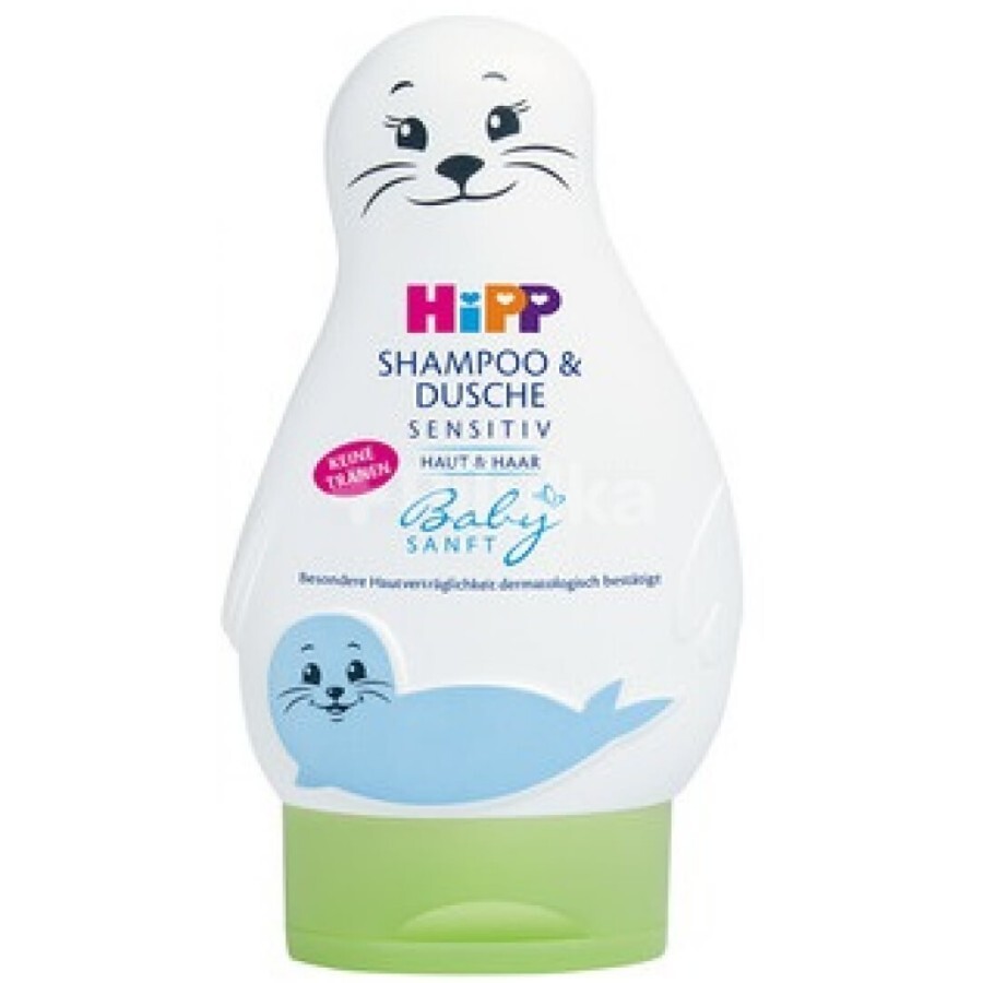 Дитячий шампунь HiPP Babysanft та гель купання, 200 мл: ціни та характеристики