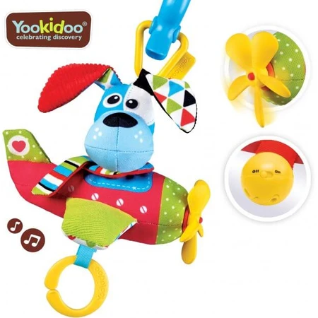 Игрушка на коляску Yookidoo Собачка пилот: цены и характеристики