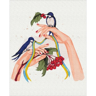 Картина за номерами ZiBi В руках надія ©Alla Berezovska, 40*50 см