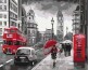 Картина по номерам ZiBi Дождевой Лондон, 40х50 см