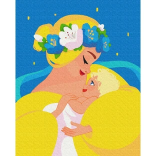 Картина по номерам ZiBi Ненька Украина ©Ирина Гармаш, 40*50 см