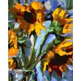 Картина по номерам Santi Букет соняшників, 40х50 см