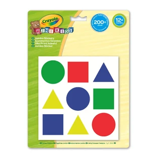 Набір для творчості Crayola Mini Kids наклейки, Кольори та форми