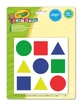 Набор для творчества Crayola Mini Kids стикеров, Цвета и формы