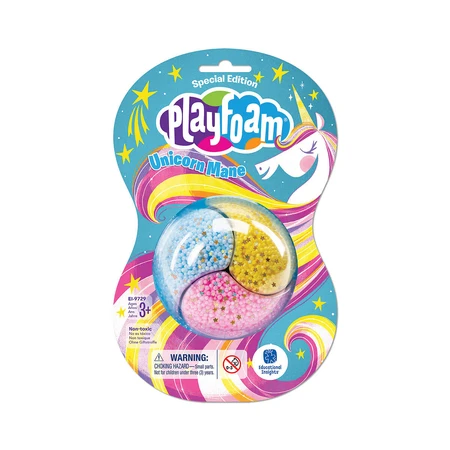 Набор для творчества Educational Insights Playfoam шариковый пластилин, Грива единорога: цены и характеристики