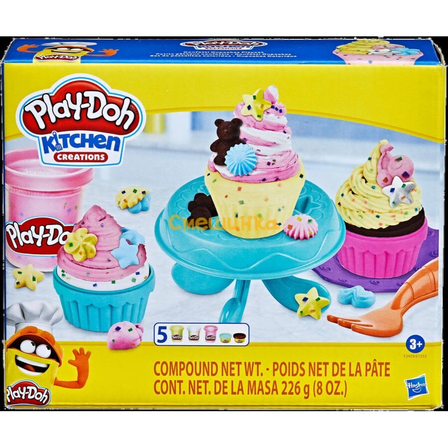 Набор для творчества Hasbro Play-Doh Набор капкейков: цены и характеристики