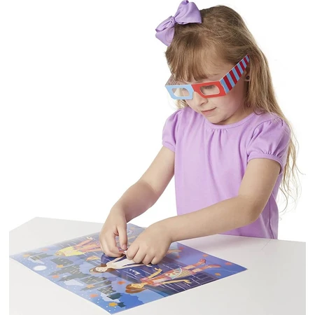Набір для творчості Melissa&Doug Багаторазові 3-D наклейки з окулярами Мода: ціни та характеристики