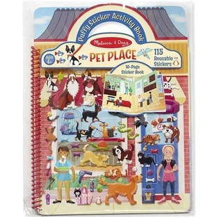 Набір для творчості Melissa&Doug Об'ємні багаторазові наклейки Будинок для тварин