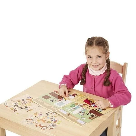 Набір для творчості Melissa&Doug Об'ємні багаторазові наклейки Будинок для тварин: ціни та характеристики