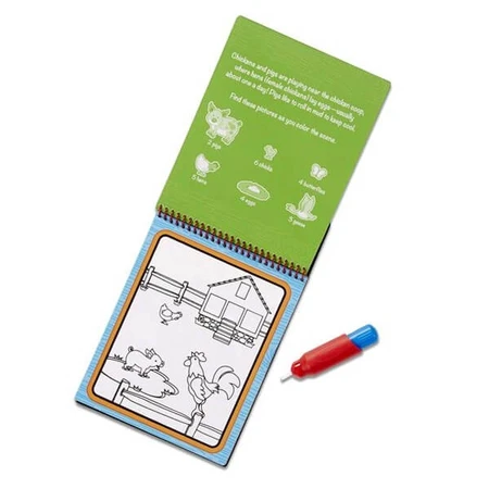 Набір для творчості Melissa&Doug Чарівна водна розмальовка Домашня ферма: ціни та характеристики