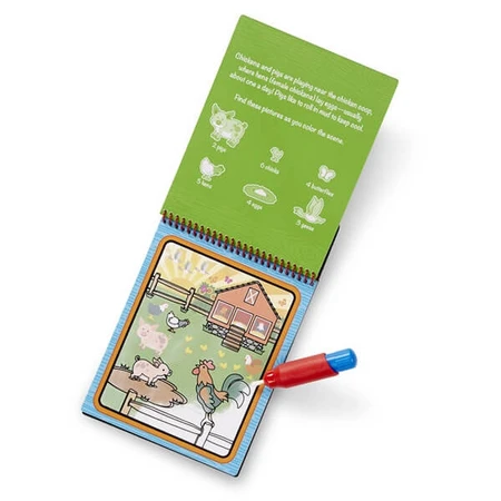 Набір для творчості Melissa&Doug Чарівна водна розмальовка Домашня ферма: ціни та характеристики