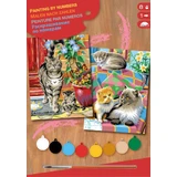 Набор для творчества Sequin Art PAINTING BY NUMBERS JUNIOR-PAIRS Cats