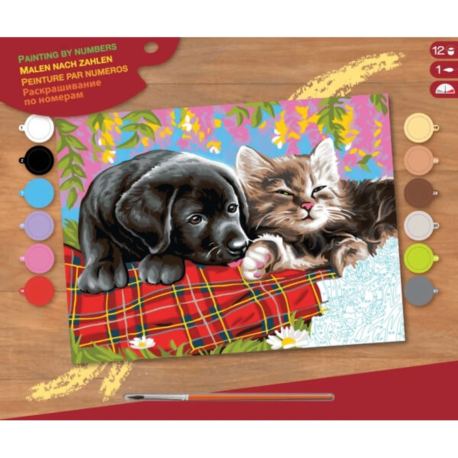 Набор для творчества Sequin Art PAINTING BY NUMBERS SENIOR New Friends: цены и характеристики