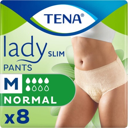 Подгузники для взрослых Tena Трусики Lady Slim Pants Normal Medium, 8 шт