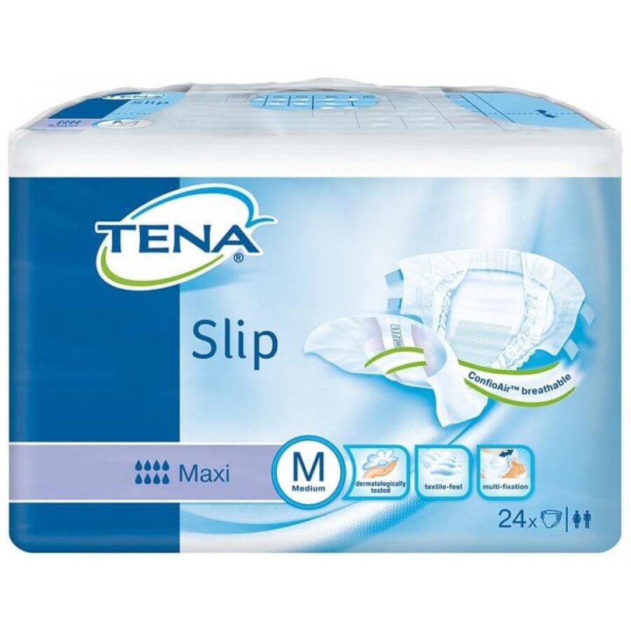 Подгузники для взрослых Tena Slip Maxi Medium 24 шт см 8 капель: цены и характеристики