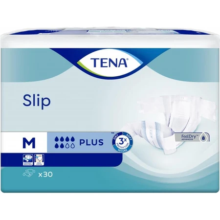 Подгузники для взрослых Tena Slip Plus Medium 30 шт (7322541118871): цены и характеристики