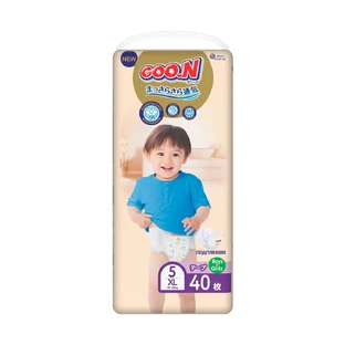 Підгузки GOO.N Premium Soft 12-20 кг розмір XL на липучках, 40 шт.