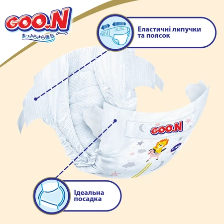 Підгузки GOO.N Premium Soft 12-20 кг розмір XL на липучках, 40 шт.: ціни та характеристики