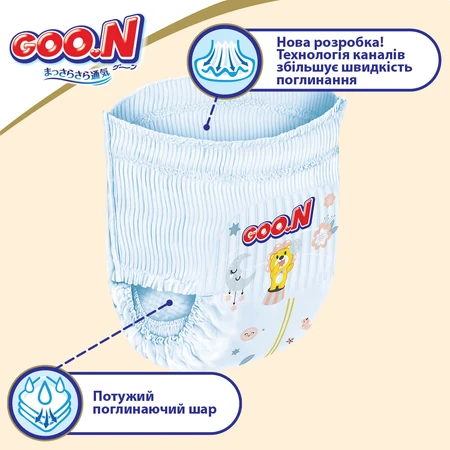 Подгузник GOO.N Premium Soft 15-25 кг размер 2XL трусики, 30 шт.: цены и характеристики