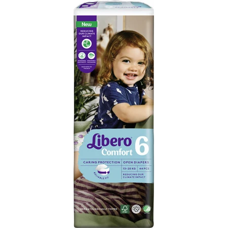 Підгузки Libero Comfort 6 13-20 кг, 44 шт.: ціни та характеристики